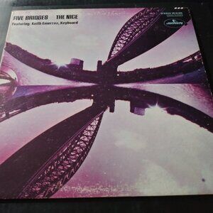 The Nice - Five Bridges VG Original 12-Logo Mercury LP Record 1970 PROG ART ROCK